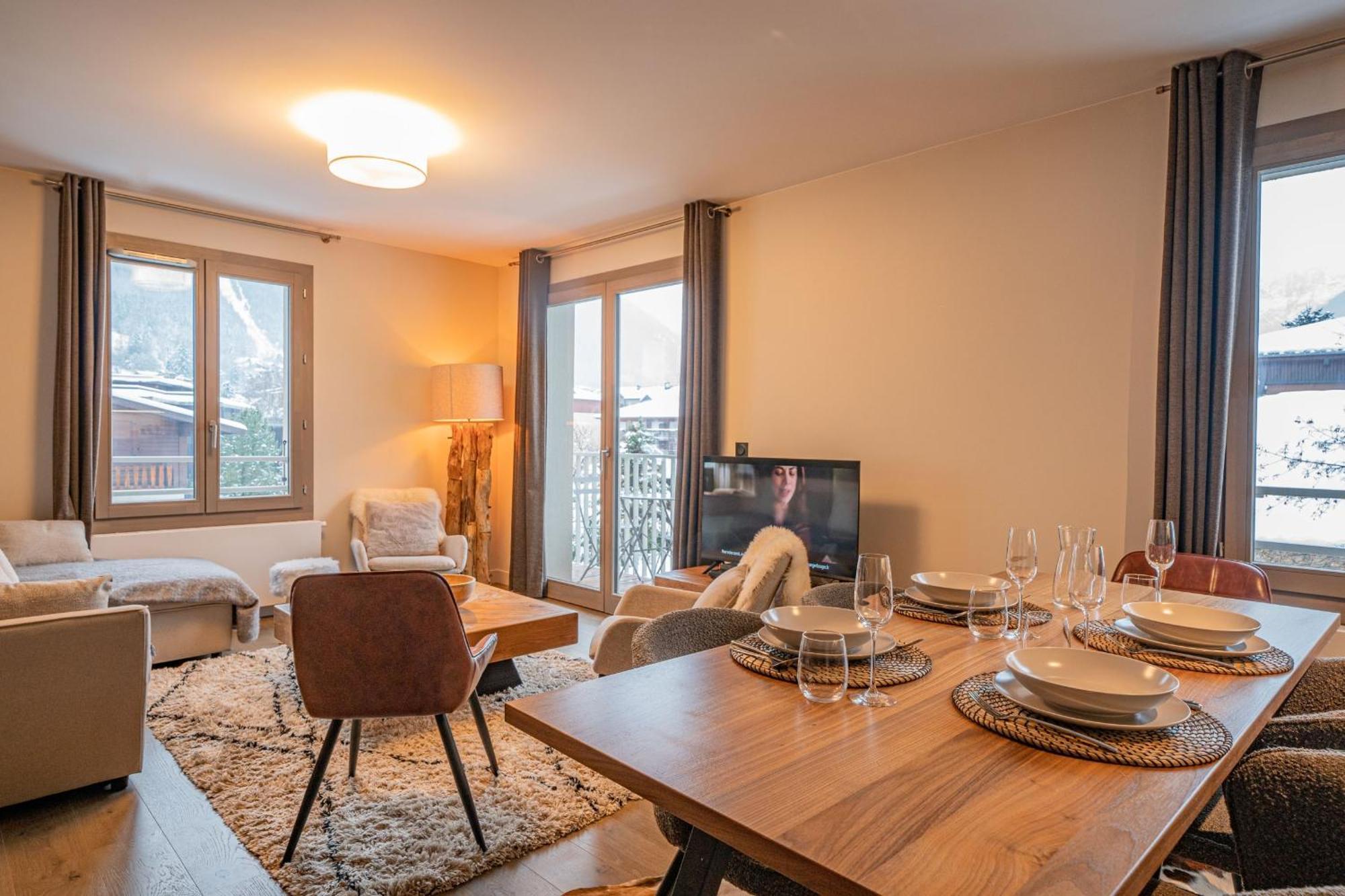 Perle Blanche - Brand New 2 Bedroom Apartment Perfectly Located Chamonix Exterior foto